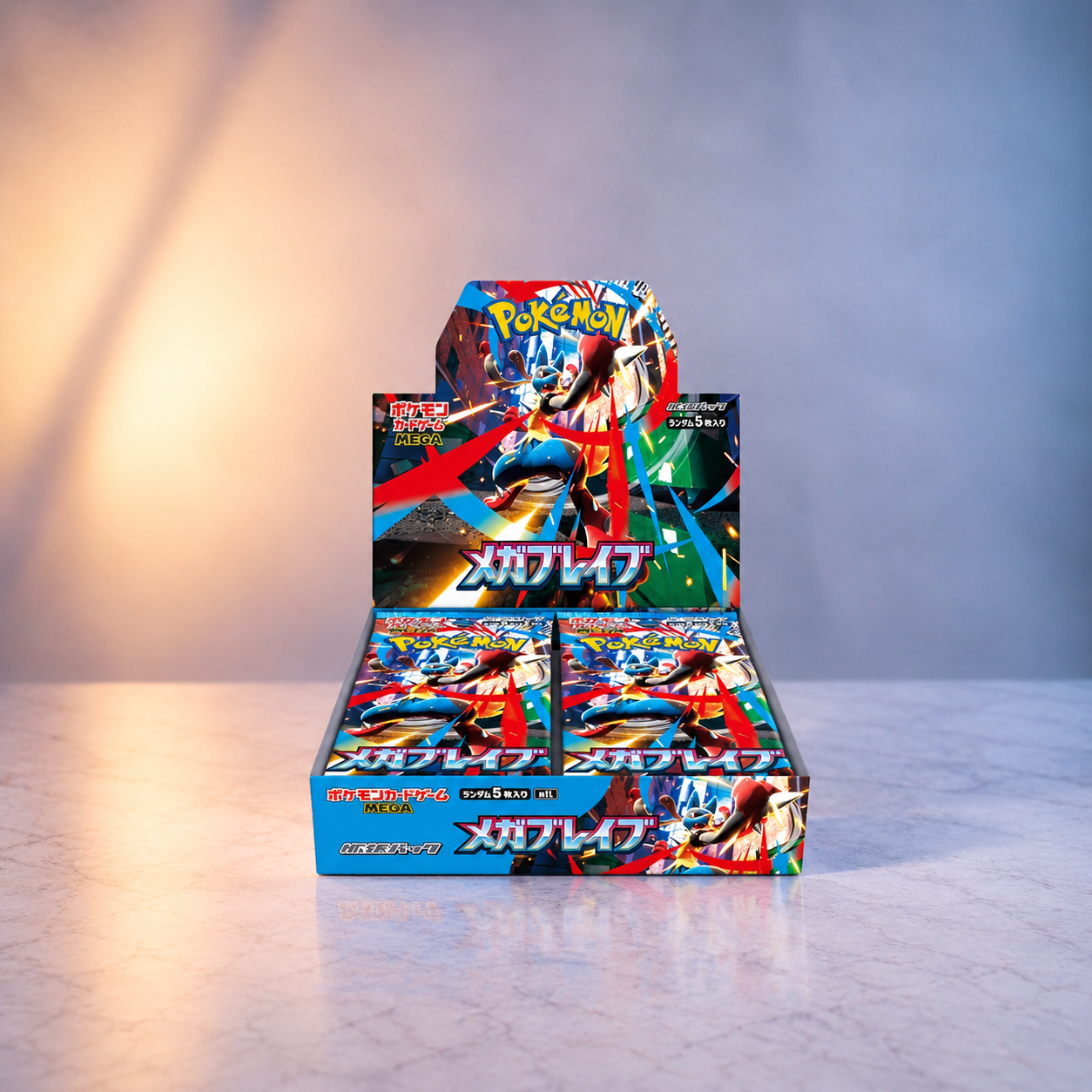 Display Pokémon M1L Mega Brave version japonaise scellé