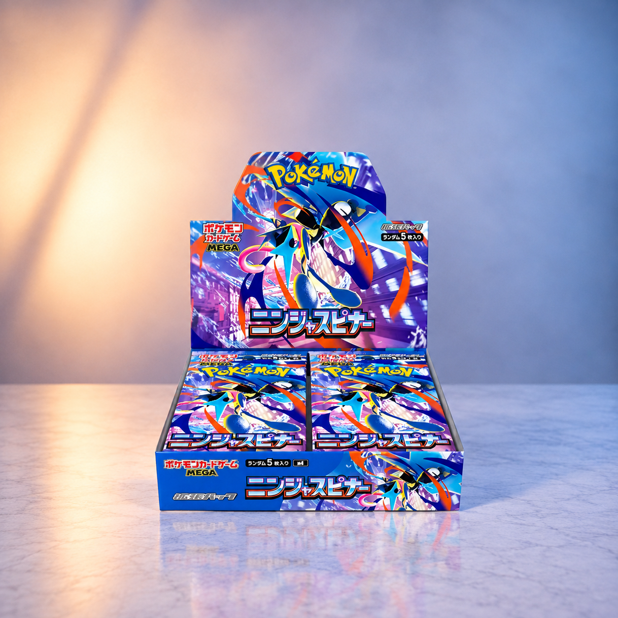 Display Pokémon M4 Ninja Spinner version japonaise scellé
