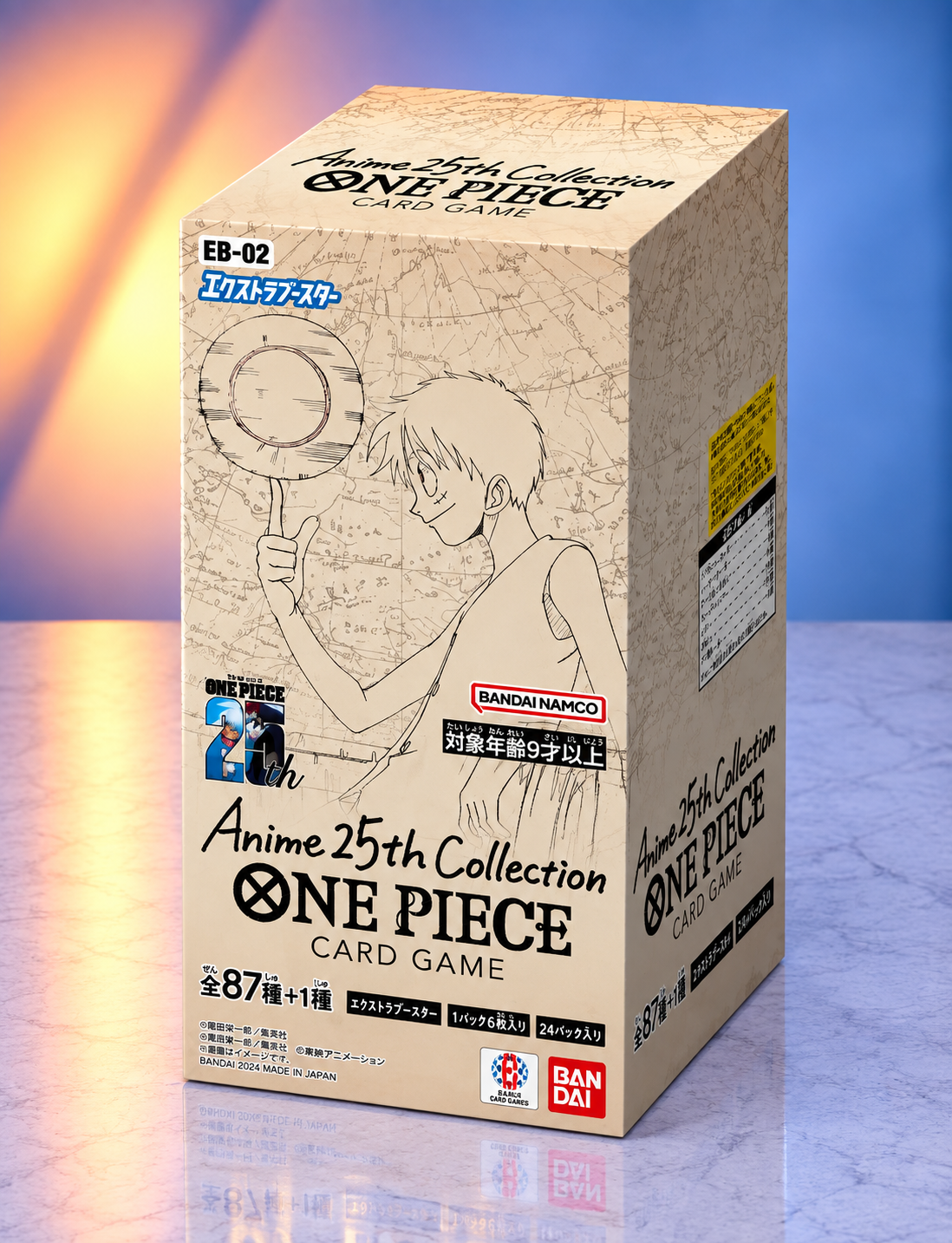 Display One Piece EB-02 Anime 25th Collection version japonaise scellé