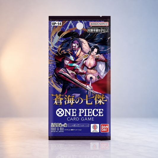 Booster One Piece Card Game OP-14 The Azure Sea's Seven version japonaise