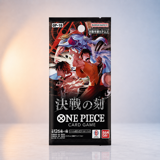 Booster One Piece Card Game OP-16 The Time of Battle version japonaise