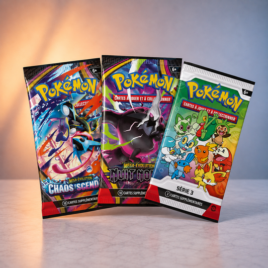 Contenu du coffret Pokémon Premiers Partenaires Série 3 version française