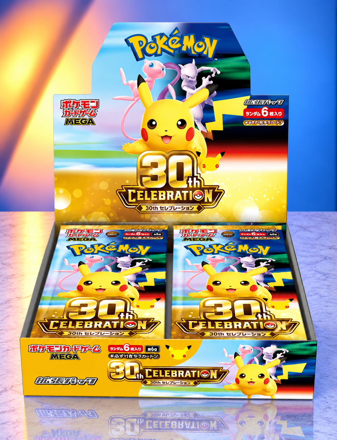 Display Pokémon M6a 30th Celebration version japonaise scellé