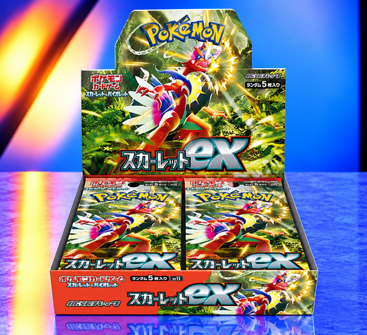Display Pokémon SV1S Scarlet ex version japonaise scellé