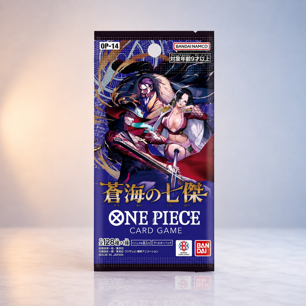 Booster One Piece Card Game OP-14 The Azure Sea's Seven version japonaise