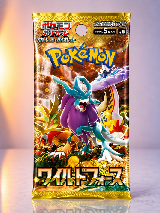 Booster Pokémon SV5K Wild Force version coréenne