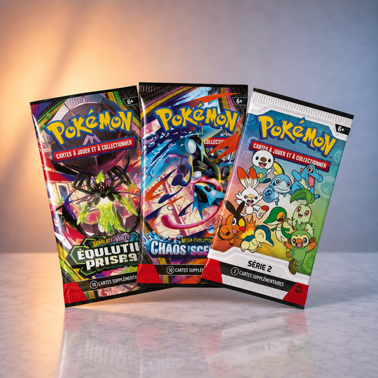 Contenu du coffret Pokémon Premiers Partenaires Série 2 version française