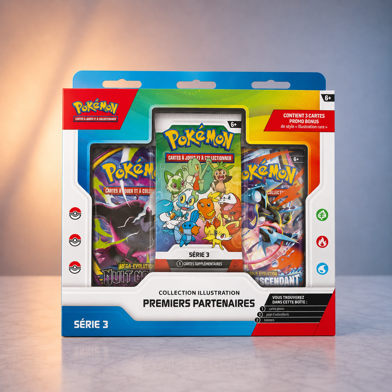 Coffret Pokémon Premiers Partenaires Série 3 version française scellé