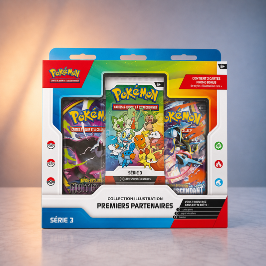 Coffret Pokémon Premiers Partenaires Série 3 version française scellé