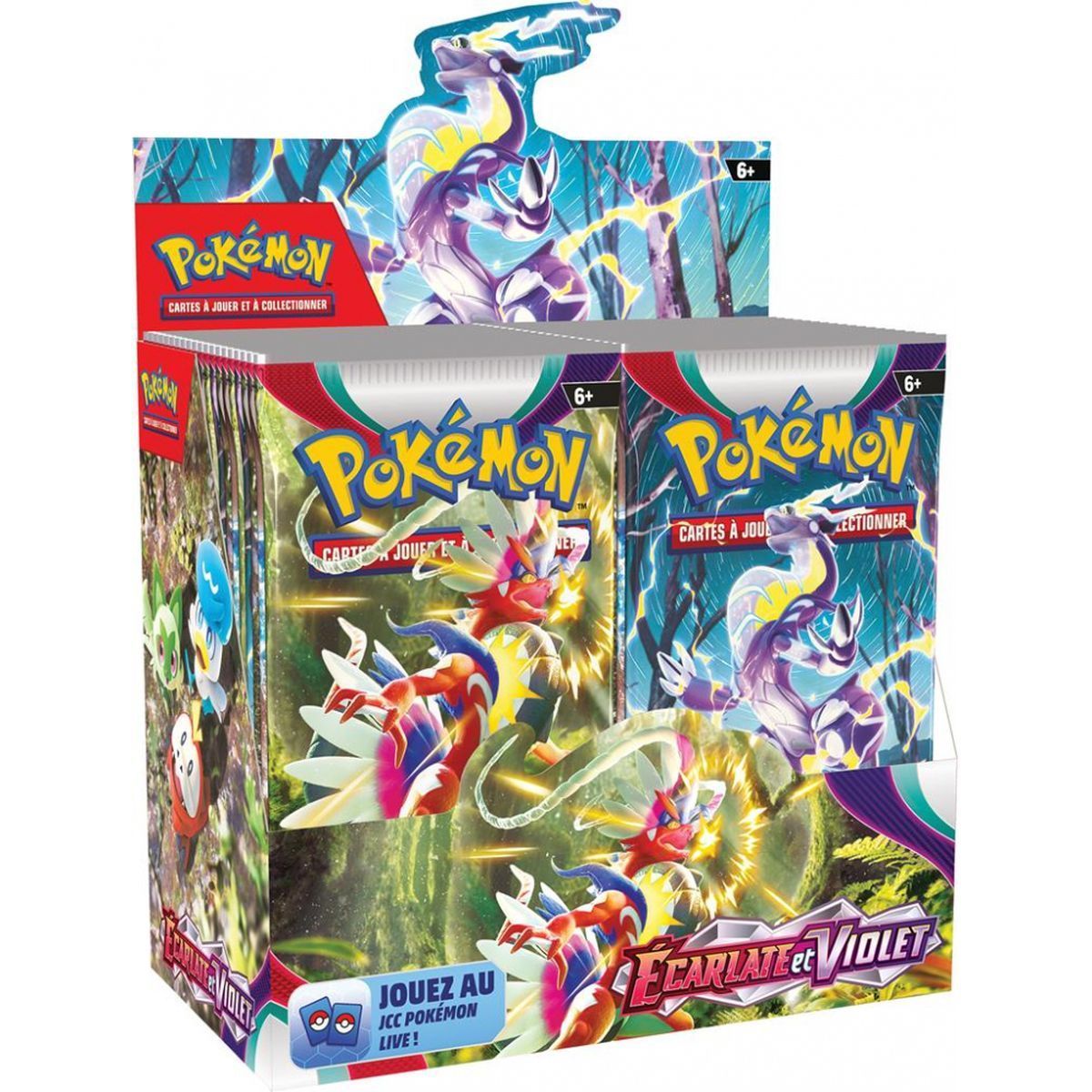 Display Pokémon EV01 Écarlate et Violet face avant