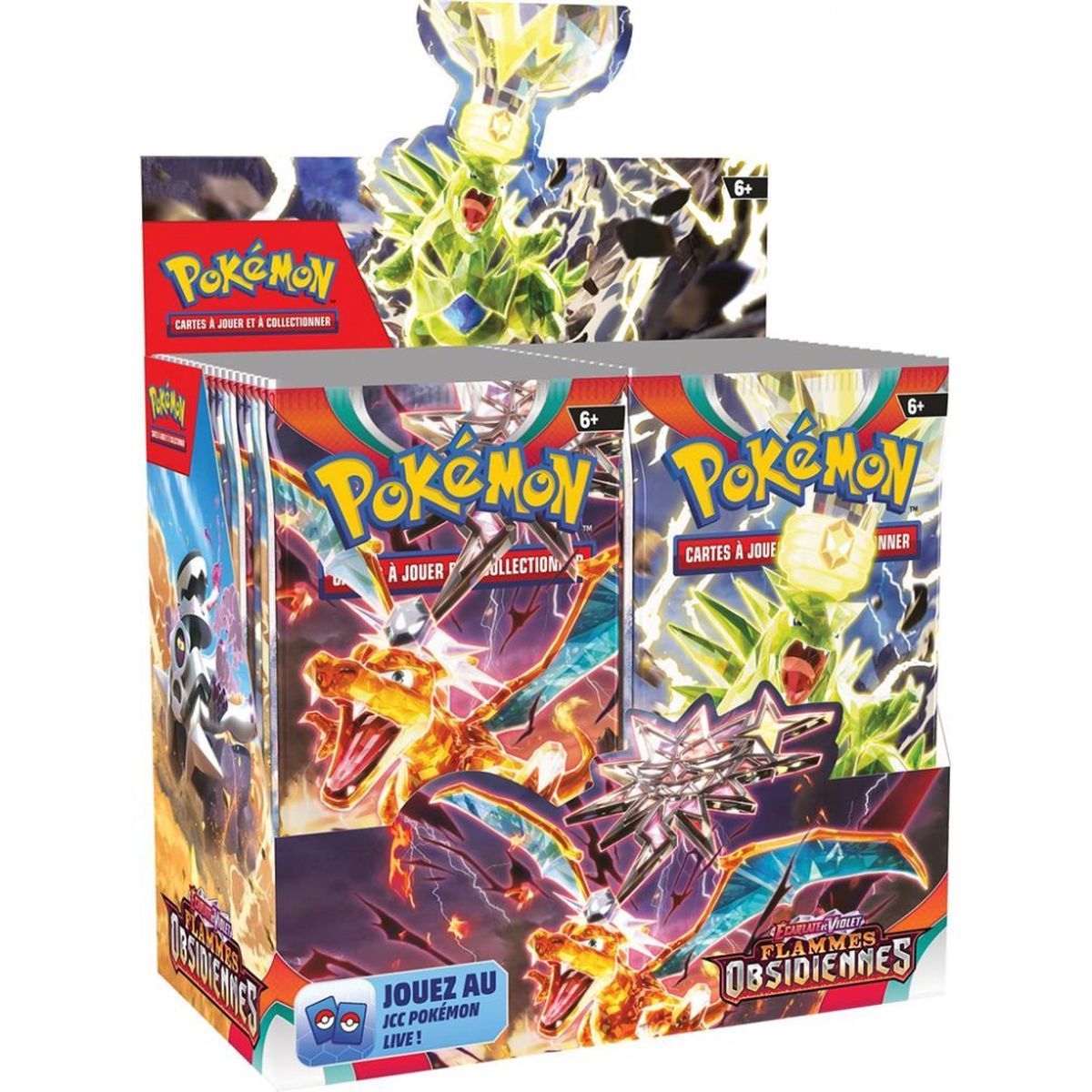Display Pokémon EV03 Flammes Obsidiennes face avant