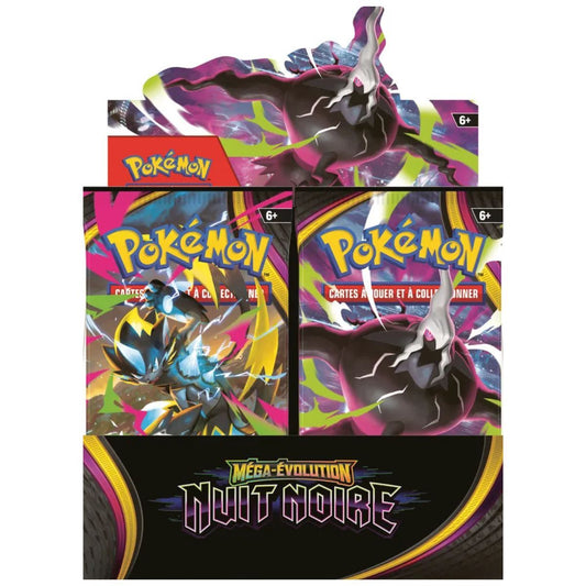 Display Pokémon ME05 Nuit Noire vue de côté