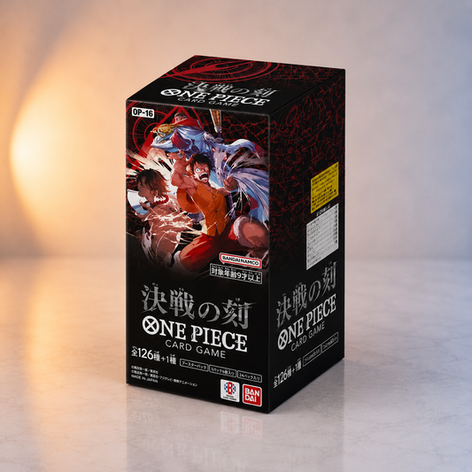 Display One Piece Card Game OP-16 The Time of Battle version japonaise scellé, 24 boosters