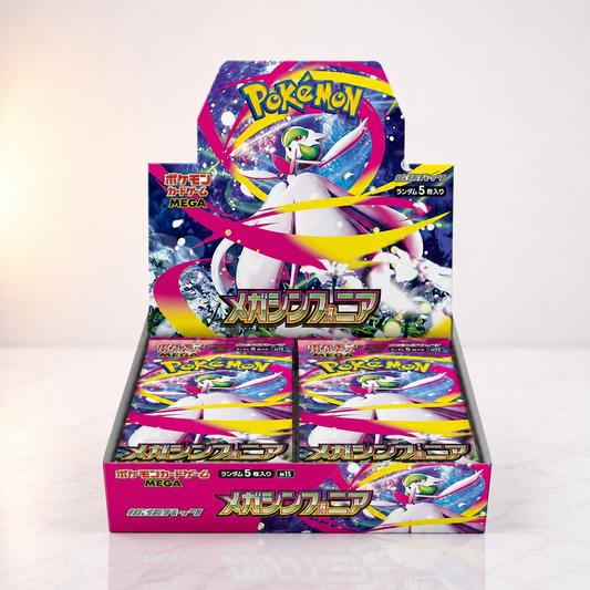 Display Pokémon M1S Mega Symphonia version japonaise scellé, 30 boosters