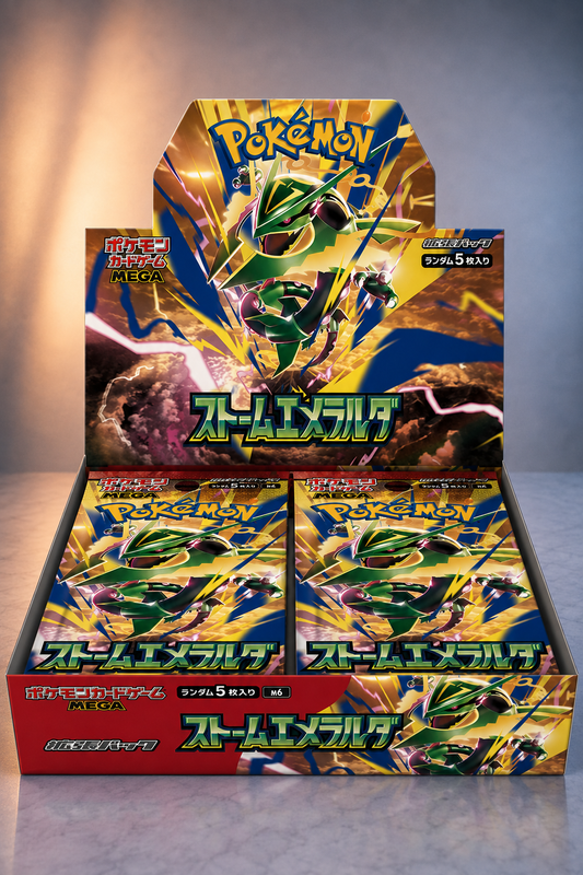 Display Pokémon M6 Storm Emeralda version japonaise scellé, 30 boosters