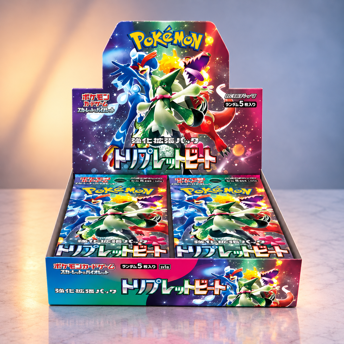 Display Pokémon SV1A Triplet Beat version japonaise scellé