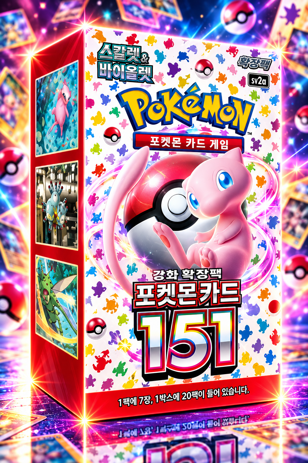 Display Pokémon SV2A Pokemon 151 version coréenne scellé