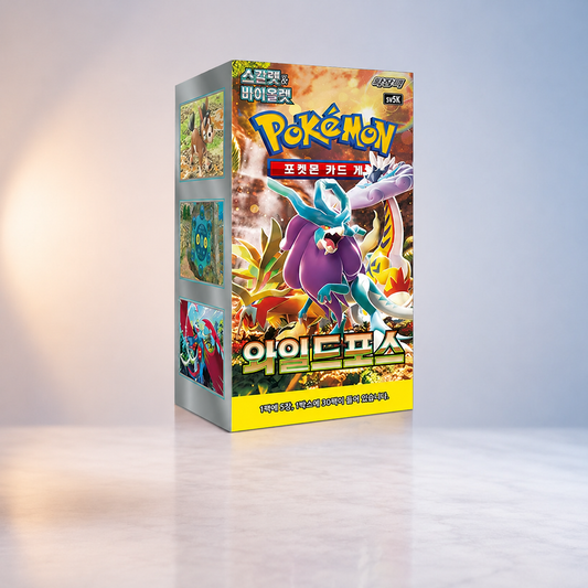 Display Pokémon SV5K Wild Force version coréenne scellé, 30 boosters