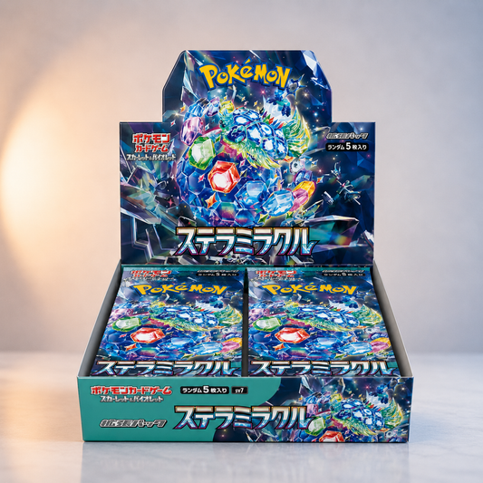 Display Pokémon SV7 Stellar Miracle version japonaise scellé, 30 boosters