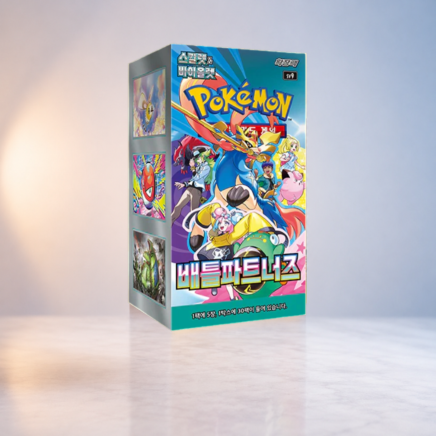 Display Pokémon SV9 Battle Partners version coréenne scellé, 30 boosters