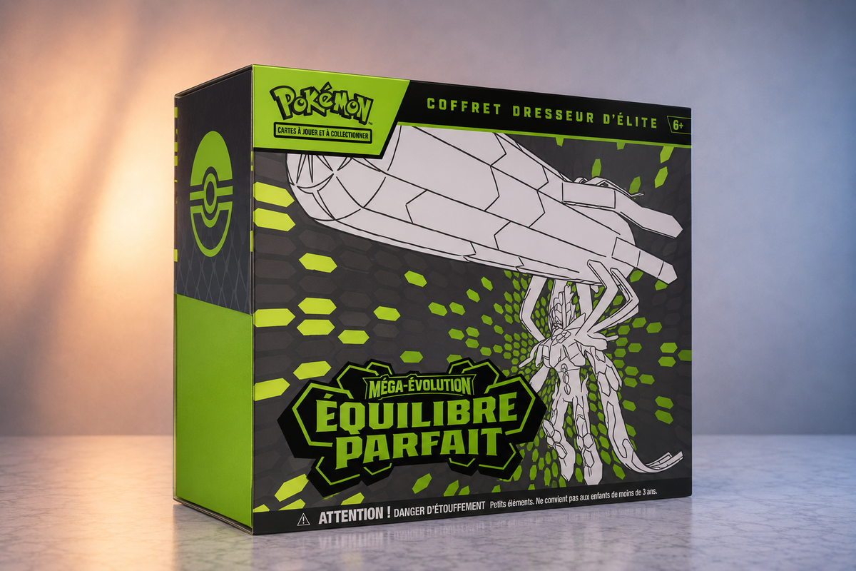 ETB Pokémon ME03 Équilibre Parfait version française scellé, 9 boosters